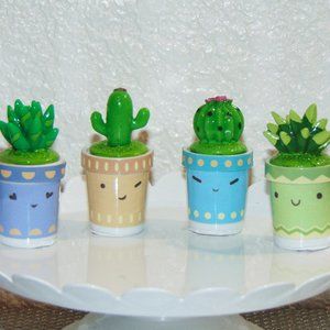 Super Cute Cactus Shaped Lip Glosses in Vanilla Scent